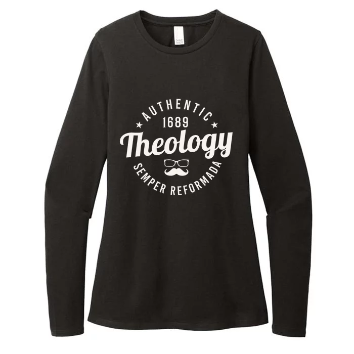 Theology Nerd 1689 Reformed Christian Seminary Funny Womens CVC Long Sleeve Shirt