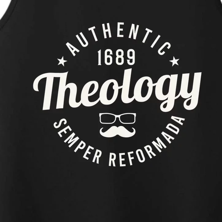 Theology Nerd 1689 Reformed Christian Seminary Funny Performance Tank