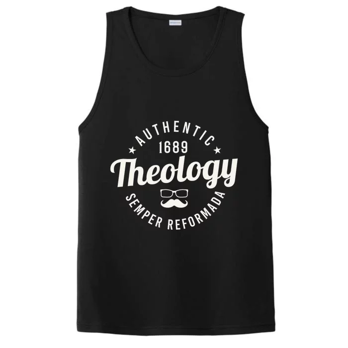 Theology Nerd 1689 Reformed Christian Seminary Funny Performance Tank