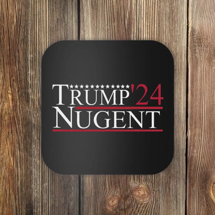 Trump Nugent 2024 Patriotic Election Apparel Coaster