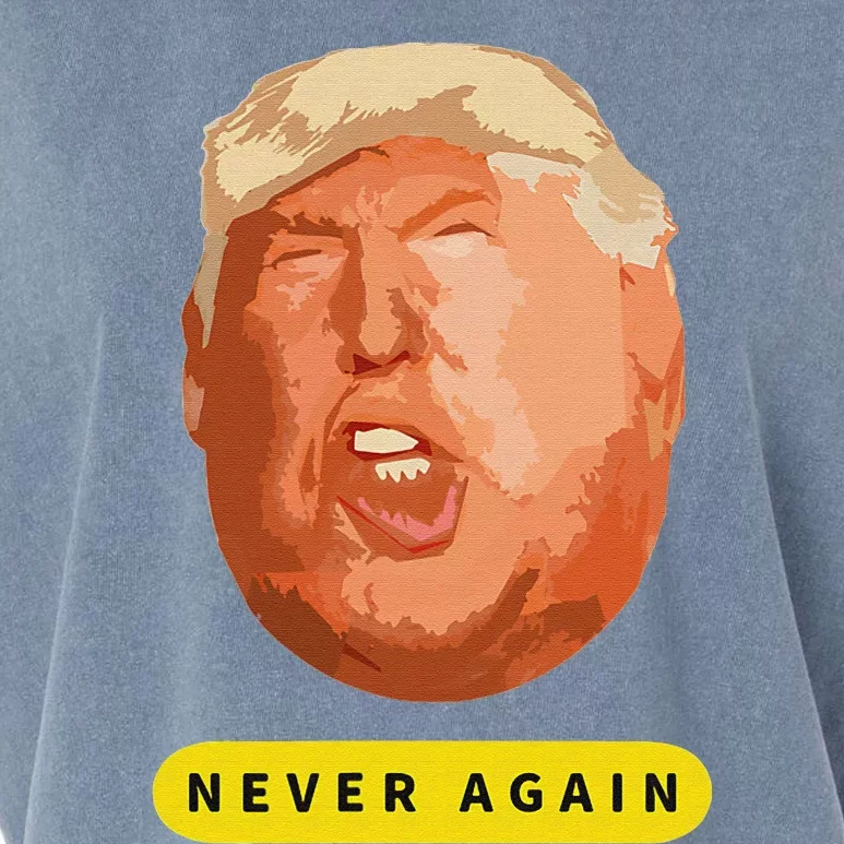 TRUMP NEVER AGAIN Garment-Dyed Women's Muscle Tee