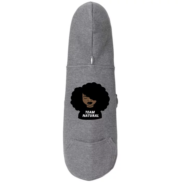 Team Natural Afro Melanin Black History African Gift Doggie 3-End Fleece Hoodie