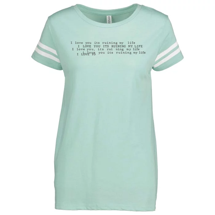 Ttpd New Album The Tortured Poet Department Enza Ladies Jersey Football T-Shirt