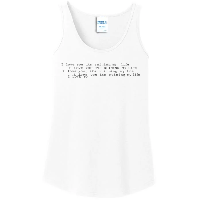 Ttpd New Album The Tortured Poet Department Ladies Essential Tank