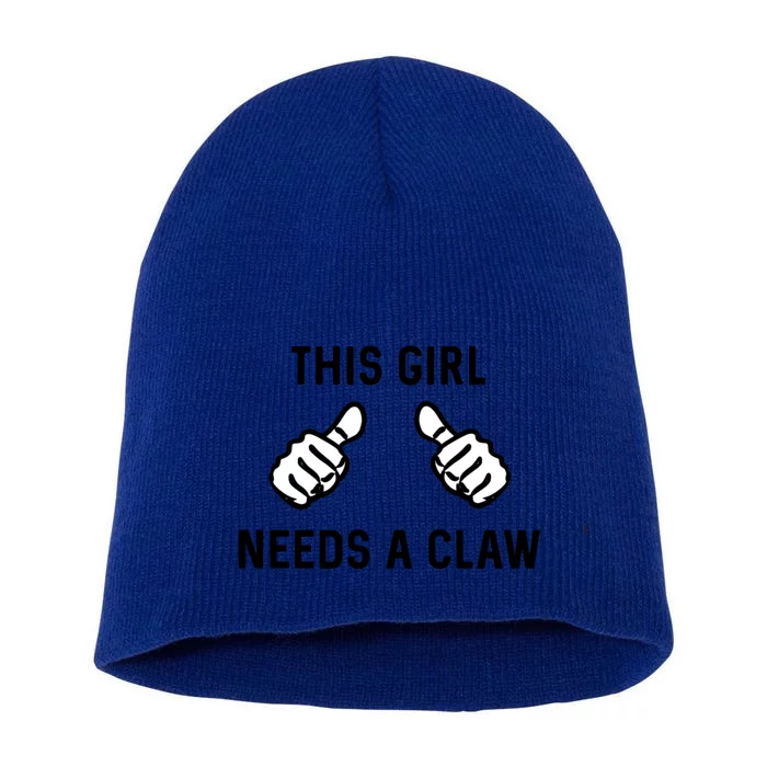 This Needs A Claw Funny Hard Seltzer Summer Gift Short Acrylic Beanie