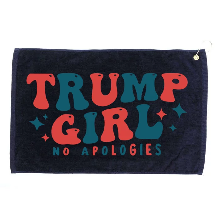 Trump No Apologies Patriotic American Election 2024 Gift Grommeted Golf Towel