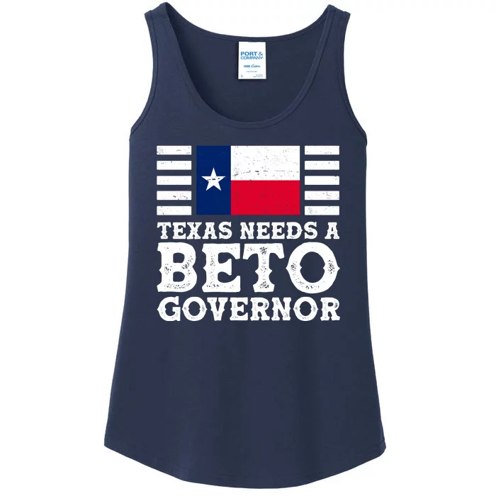 Texas Needs A Governor Beto O'Rourke Ladies Essential Tank