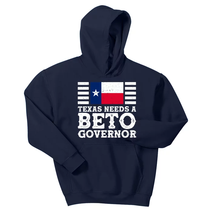 Texas Needs A Governor Beto O'Rourke Kids Hoodie