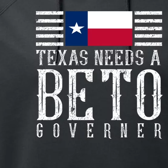 Texas Needs A Beto Governor Performance Fleece Hoodie