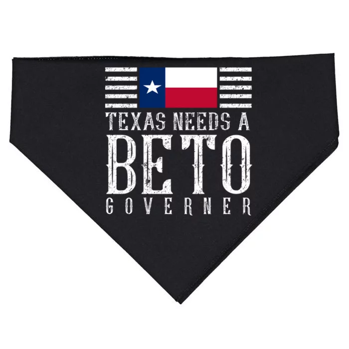 Texas Needs A Beto Governor USA-Made Doggie Bandana