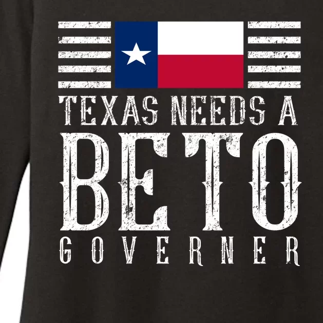 Texas Needs A Beto Governor Womens CVC Long Sleeve Shirt