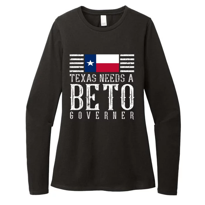 Texas Needs A Beto Governor Womens CVC Long Sleeve Shirt