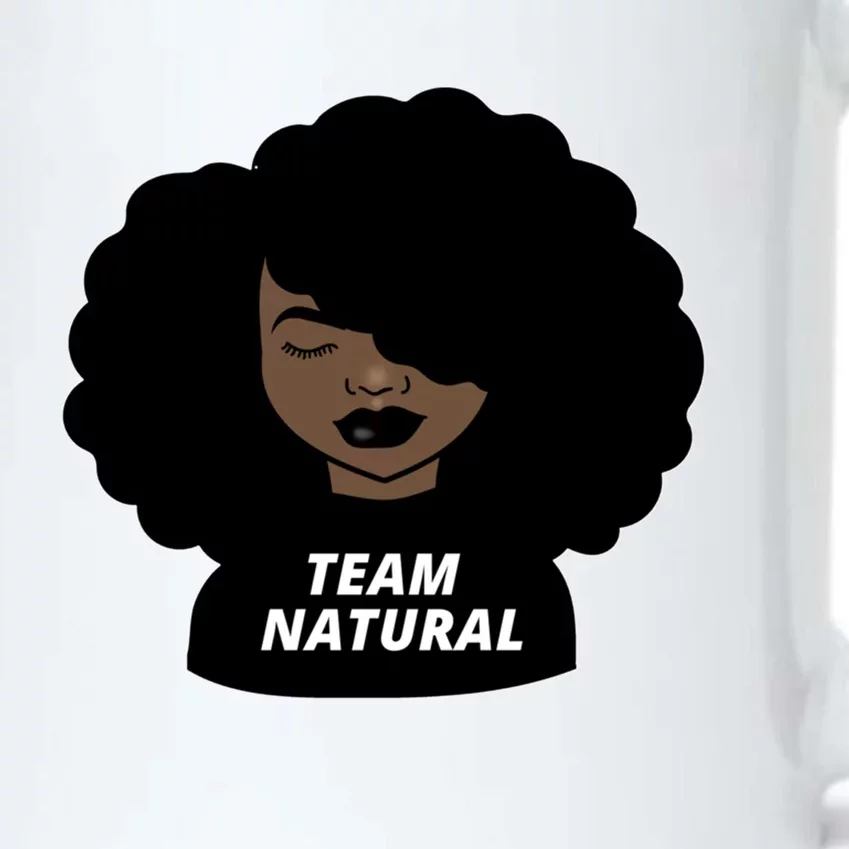 Team Natural Afro Melanin Black History African Gift Black Color Changing Mug