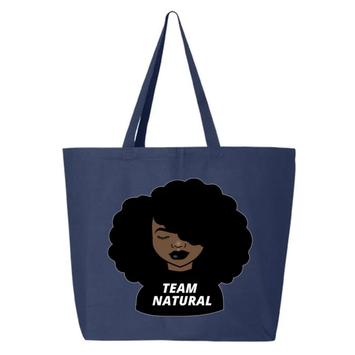 Team Natural Afro Melanin Black History African Gift 25L Jumbo Tote