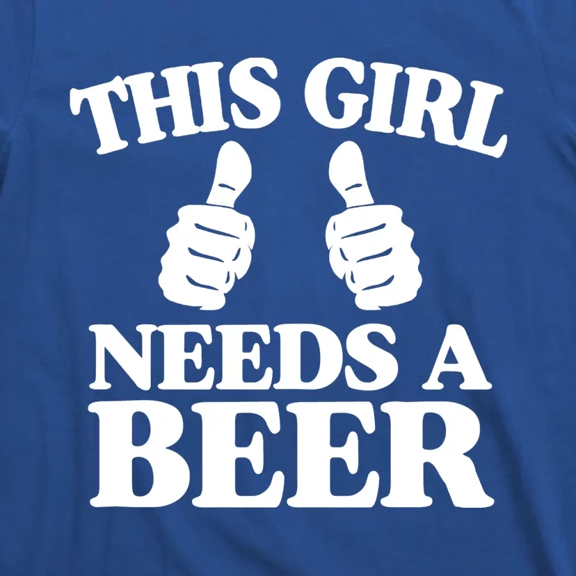 This Needs A Beer Two Thumbs Funny Beer Lover Gift T-Shirt