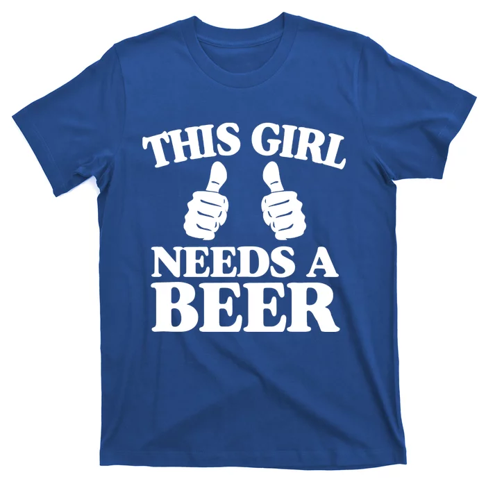 This Needs A Beer Two Thumbs Funny Beer Lover Gift T-Shirt