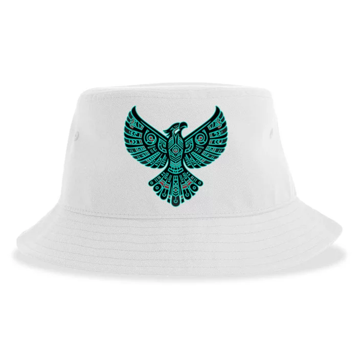 Thunderbird Native American Tribal Sustainable Bucket Hat