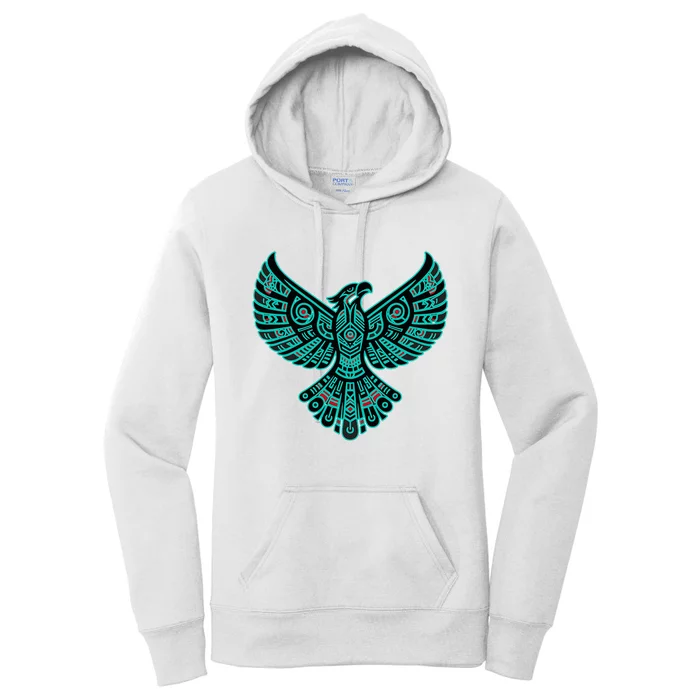 Thunderbird Native American Tribal Women's Pullover Hoodie