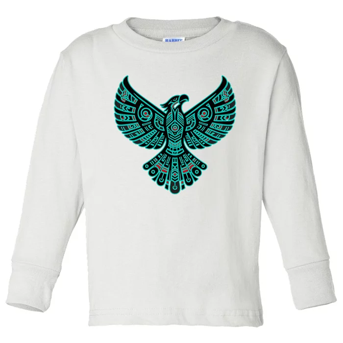 Thunderbird Native American Tribal Toddler Long Sleeve Shirt