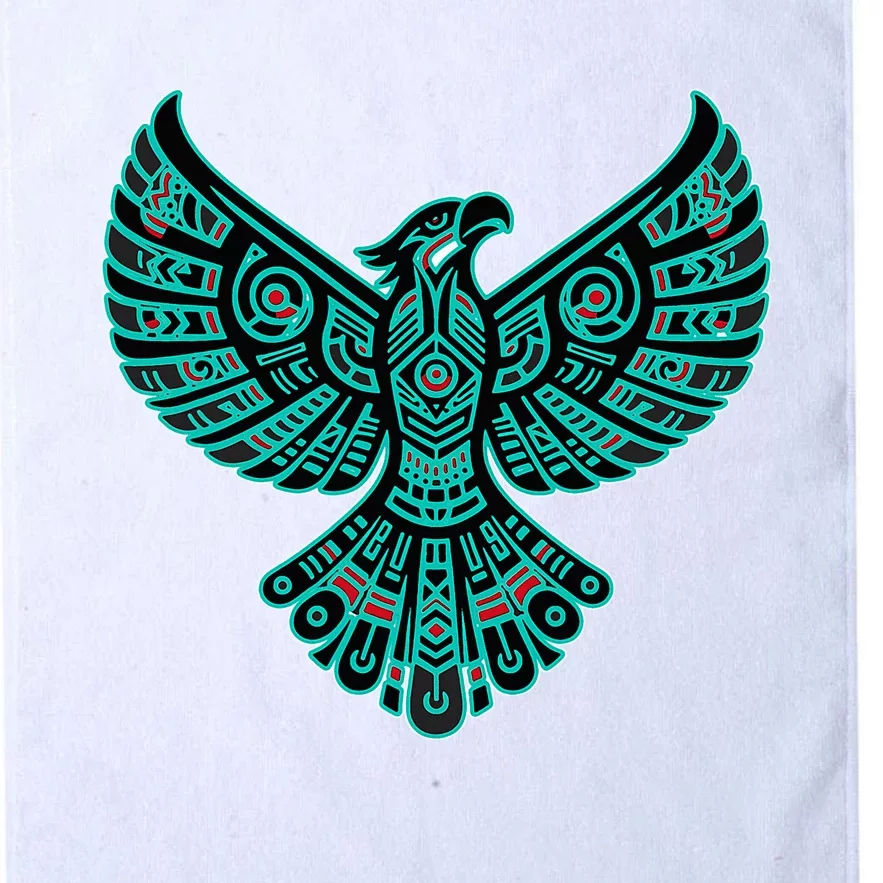 Thunderbird Native American Tribal Platinum Collection Golf Towel