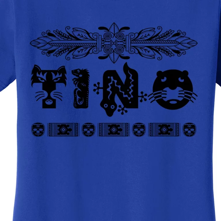 Tino Name Animals African Style Personalized Gift Women's T-Shirt