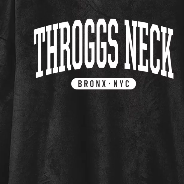 Throggs Neck Bronx Ny Souvenirs Nyc Borough Bronx New York Throggs Neck Hooded Wearable Blanket