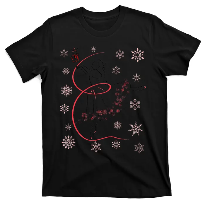 The Nutcracker Ballet And Clara Christmas Holiday Dance T-Shirt