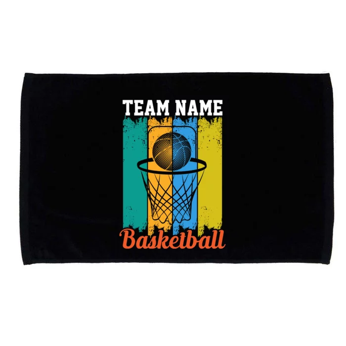 Team Name Basketball For Basketball Team Sport Bball Microfiber Hand Towel