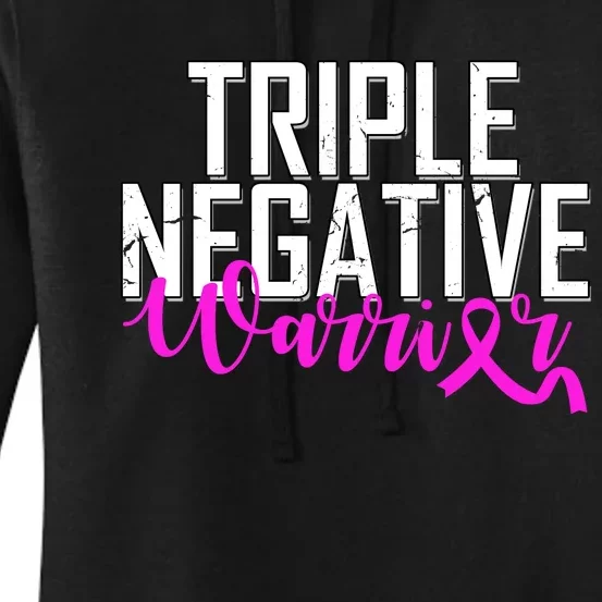 Triple Negative Breast Cancer Warrior Women's Pullover Hoodie