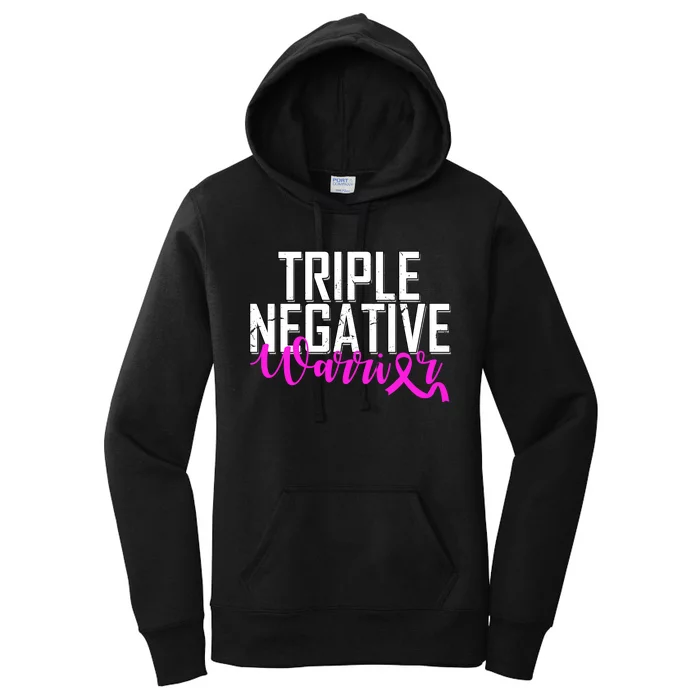 Triple Negative Breast Cancer Warrior Women's Pullover Hoodie