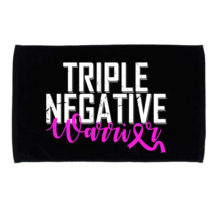 Triple Negative Breast Cancer Warrior Microfiber Hand Towel