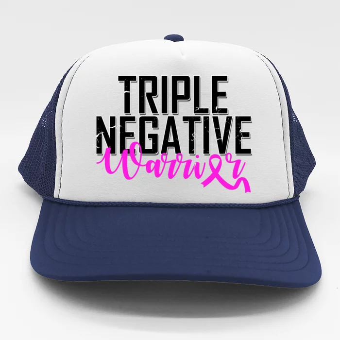 Triple Negative Breast Cancer Warrior Trucker Hat