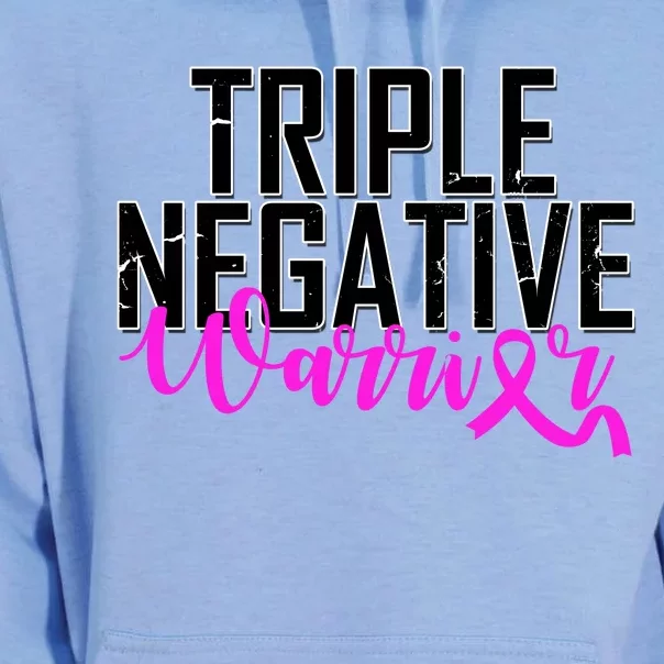 Triple Negative Breast Cancer Warrior Unisex Surf Hoodie