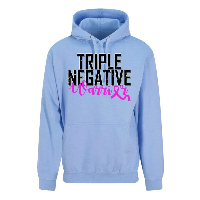 Triple Negative Breast Cancer Warrior Unisex Surf Hoodie