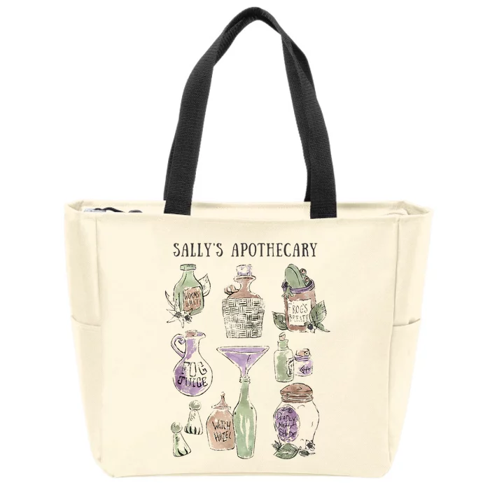 The N.I.G.H.T.M.A.R.E Before Christmas Sallys Apothecary Zip Tote Bag