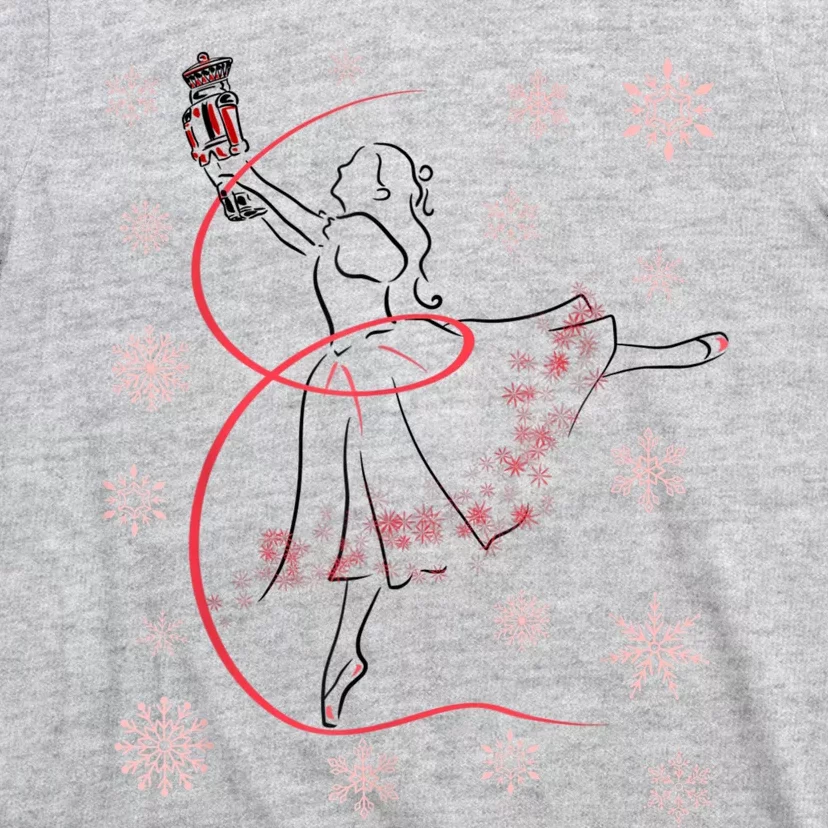 The Nutcracker Ballet And Clara Christmas Holiday Dance T-Shirt