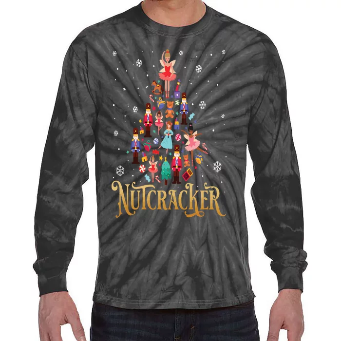 The Nutcracker Ballet Christmas Tie-Dye Long Sleeve Shirt