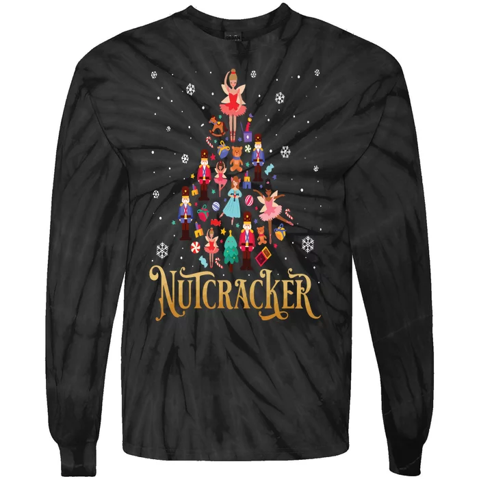 The Nutcracker Ballet Christmas Tie-Dye Long Sleeve Shirt