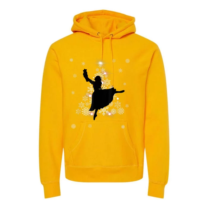 The Nutcracker Ballet, Clara, Tree Christmas Holiday Dance Premium Hoodie