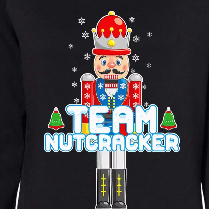 Team Nutcracker Ballet Christmas Womens California Wash Sweatshirt