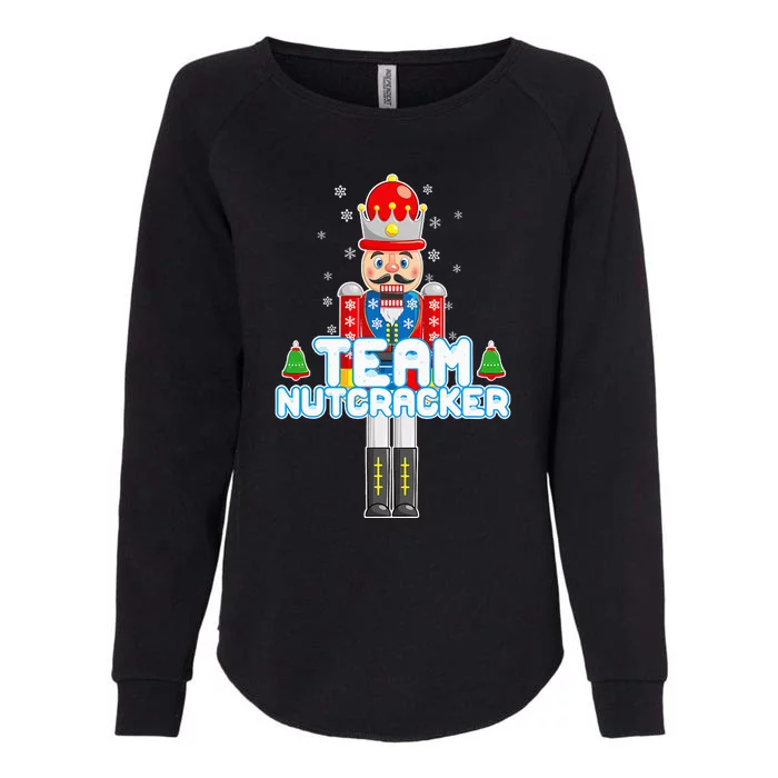 Team Nutcracker Ballet Christmas Womens California Wash Sweatshirt