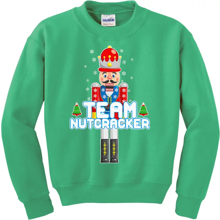 Team Nutcracker Ballet Christmas Kids Sweatshirt