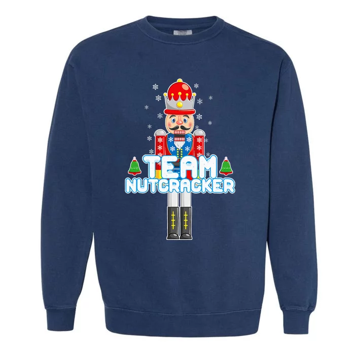 Team Nutcracker Ballet Christmas Garment-Dyed Sweatshirt