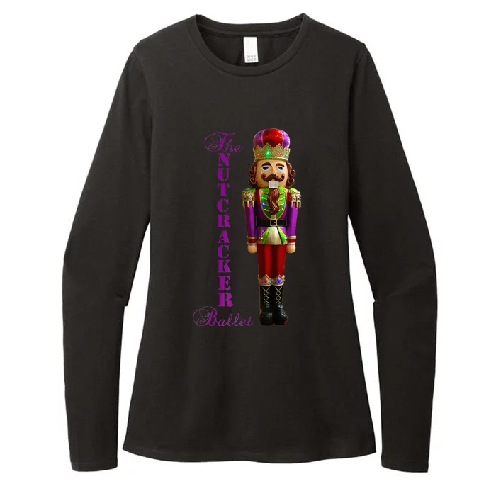 The Nutcracker Ballet Ballerina Dancer Womens CVC Long Sleeve Shirt