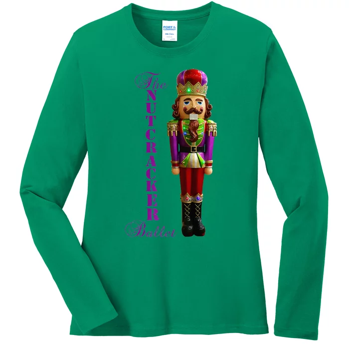 The Nutcracker Ballet Ballerina Dancer Ladies Long Sleeve Shirt