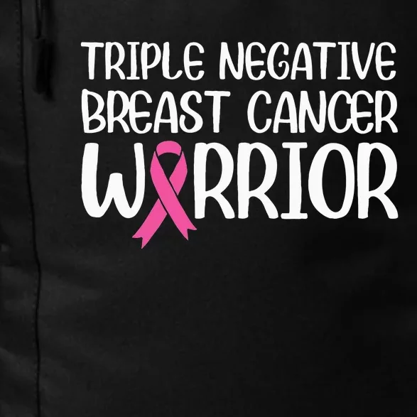 Triple Negative Breast Cancer Awareness Warrior Pink Rainbow Daily Commute Backpack