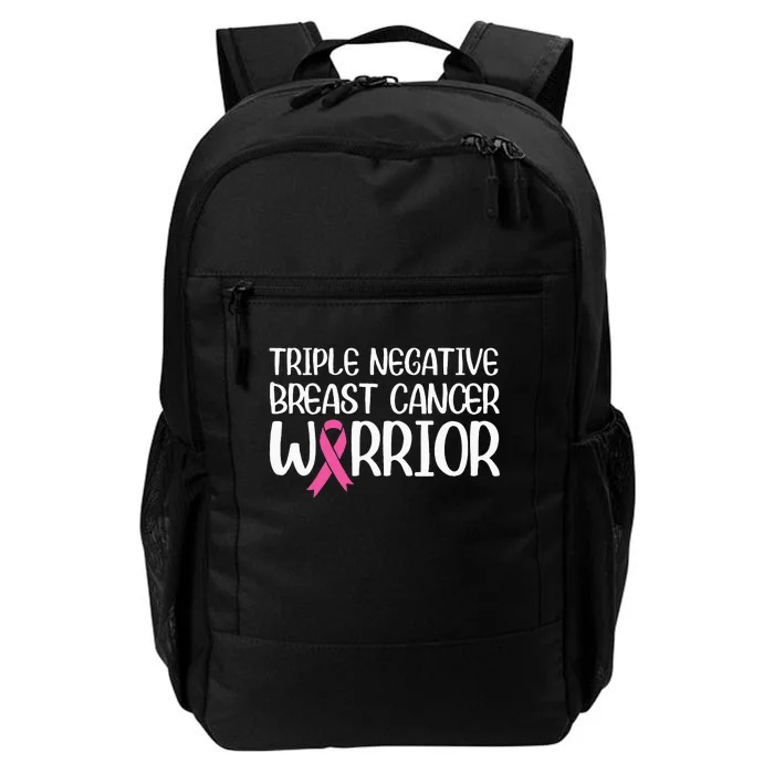 Triple Negative Breast Cancer Awareness Warrior Pink Rainbow Daily Commute Backpack