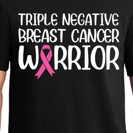 Triple Negative Breast Cancer Awareness Warrior Pink Rainbow Pajama Set