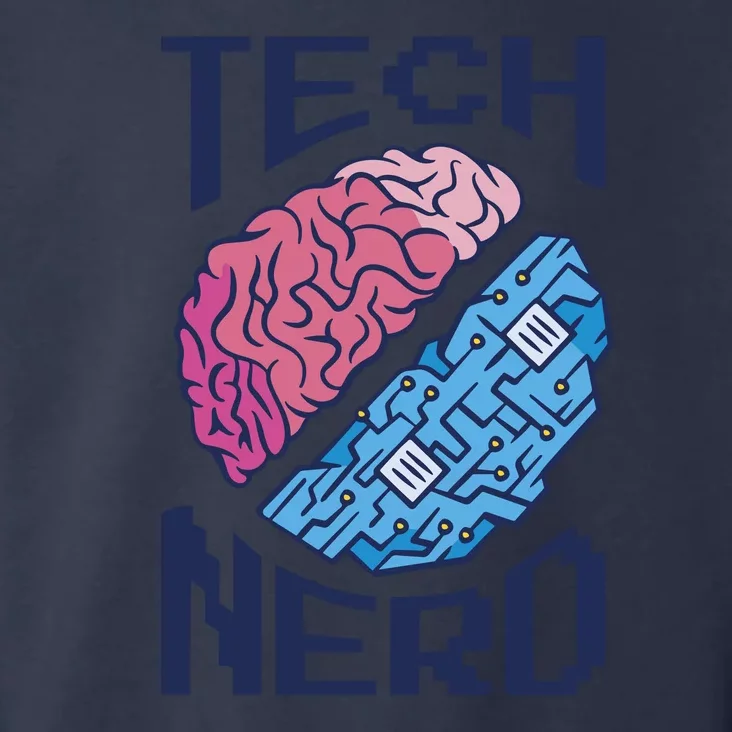 Tech Nerd Brain Toddler Hoodie