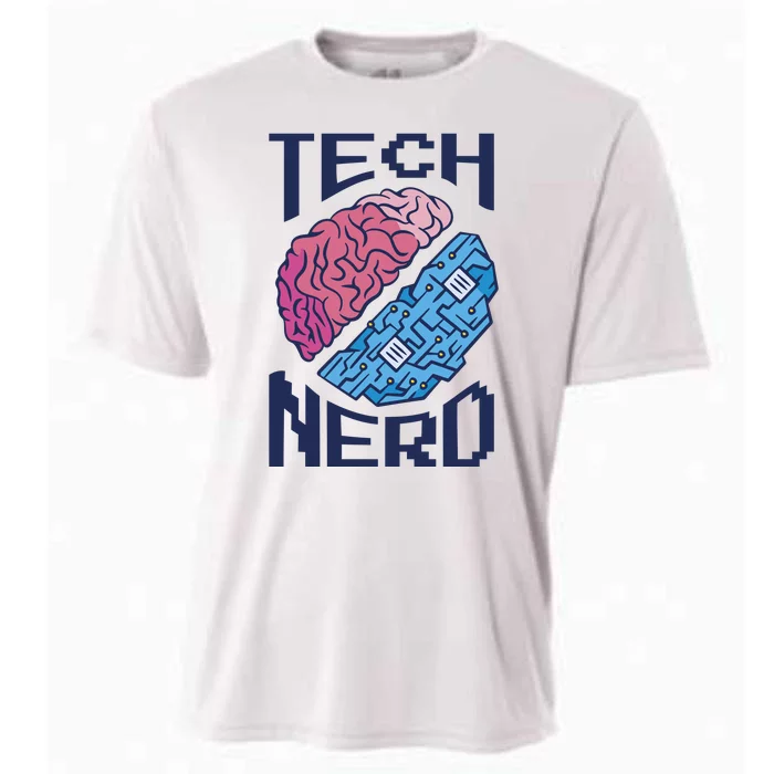 Tech Nerd Brain Cooling Performance Crew T-Shirt